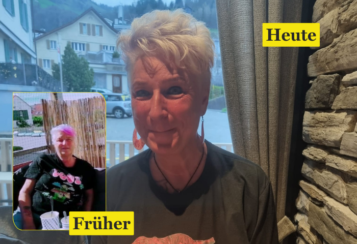 Petra K. vor und nach der Almased Diät