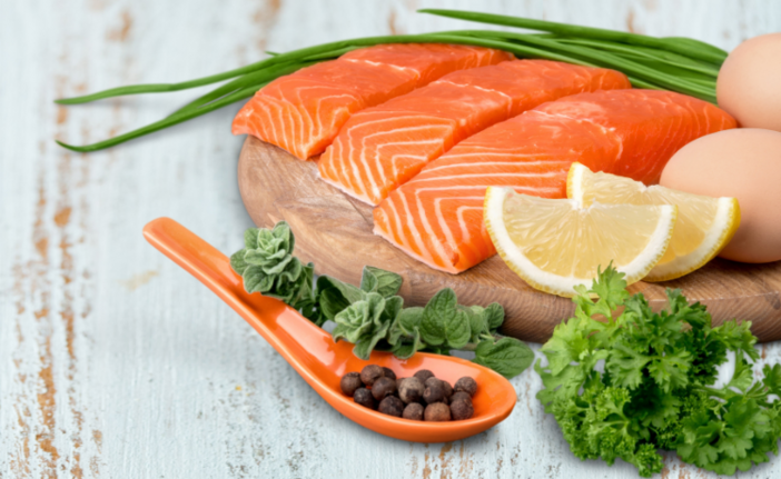 Lachs mit Gewürzen